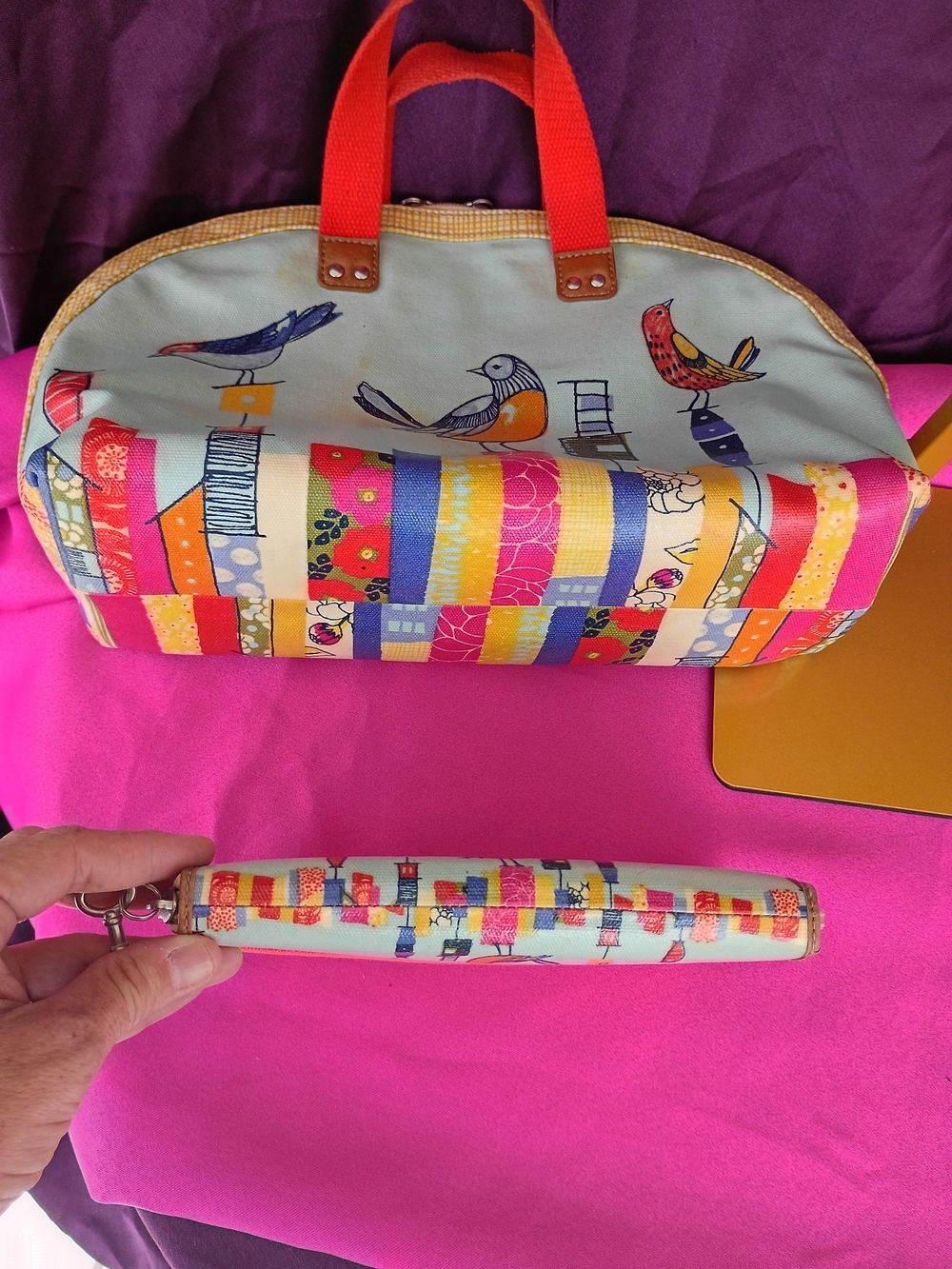 Fossil City Birds Purse And Wallet Set - Picture 5 of 13